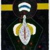 P. A. of Voorbij Mondriaan en Malewitz of Ruimtemens 1981 100 x 80 cm