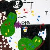 Creatief surreel of Memen of Compositie van een gebeuren 1996 80 x 60 cm