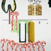Begrafenis van mijn moeder of Compositie 2000 120 x 100 cm
