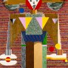 A T C G etc. Noli me tangere - geest overwint - a sense for disaster etc 2001 120 x 100 cm