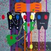 Evolutie Involutie Gerard Jagers Rudy Klomp Clasina Douma in gesprek of Het worden vangen 2014 100 x 100 cm