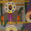 Memenveld of Ode aan Clasina, Linda, Metje of Verspringende logica 2008 120 x 100 cm