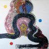 Portret Sabine Spielrein of Raw Art of Compositie 80 x 90 cm 1988